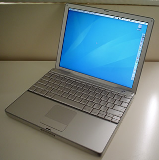 PowerBook from top, right hand side.